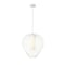 Z-Lite Savanti Pendant, 1-Light, 18 In.W x 19.5 In.H, Textured White/White Opal 7507-18TW - alternate 7